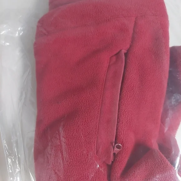 Horny Toad Dark Red Vest Fleece Full Zip Pockets Three Loop Buttons‎ Size S - Picture 13 of 14